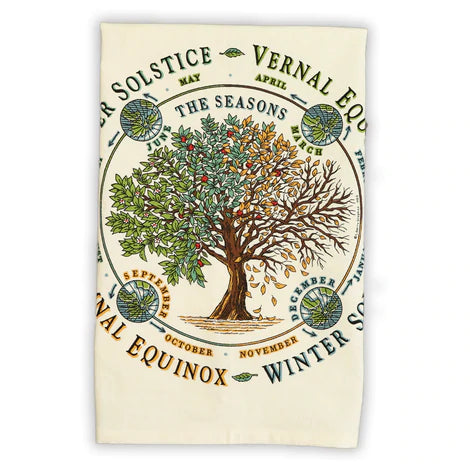 The Seasons Tea Towel